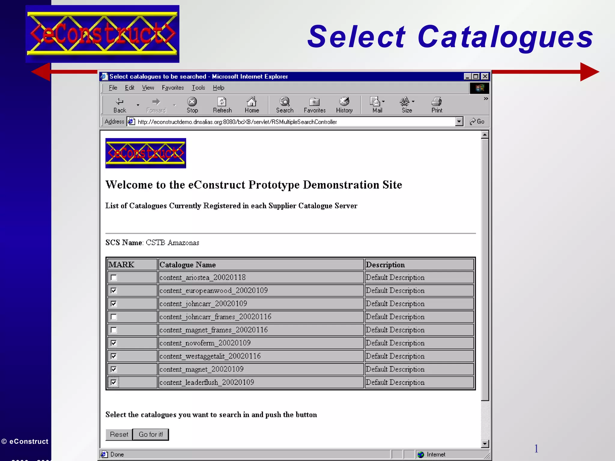 Select Catalogues