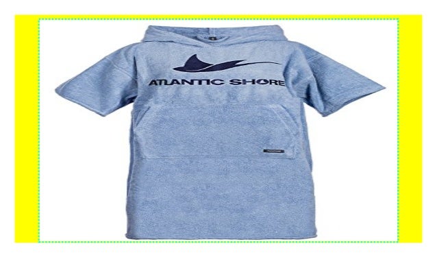 Surf Poncho ➤ Bademantel//Umziehhilfe aus hochwertiger Baumwolle ➤ Green Atlantic Shore