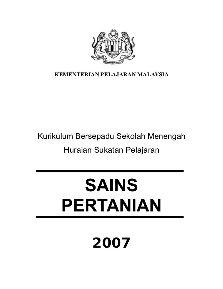 Huraian Sukatan Pelajaran Sains  3923078 huraiansukatanpelajaran