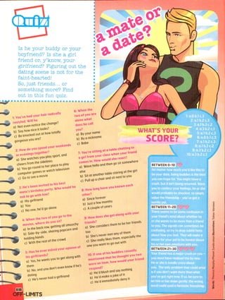 OFF LIMITS JANUARY FEBRUARY 2008