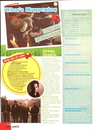 OFF LIMITS JANUARY FEBRUARY 2008