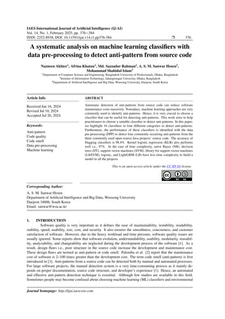 A systematic analysis on machine learning classifiers with data pre ...