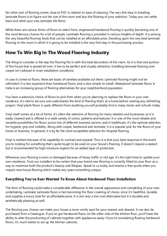 The Worst Advice We Ve Ever Heard About Masters Wood Flooring