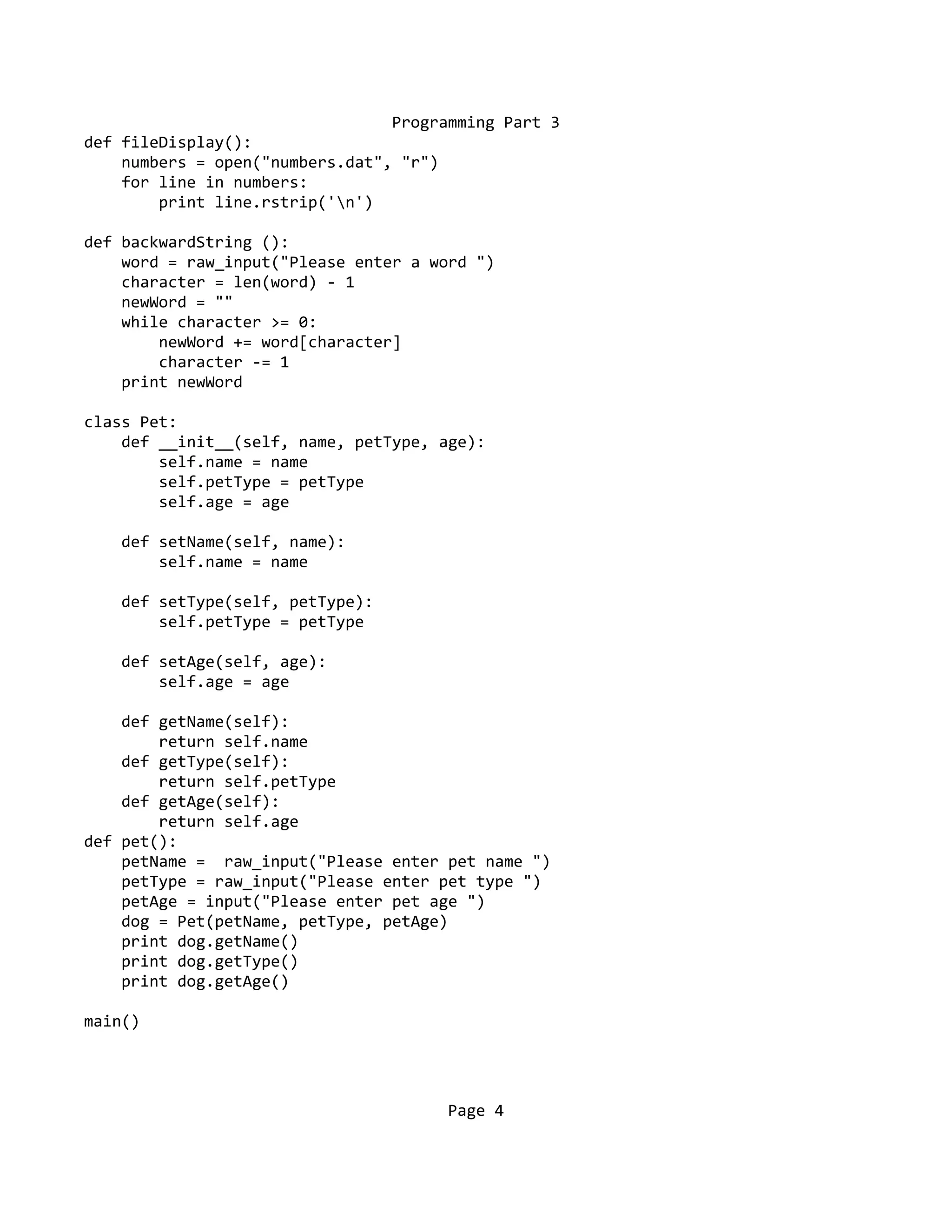 The Final Programming Project | PDF