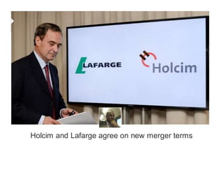 Holcim and Lafarge agree on new merger terms
 
