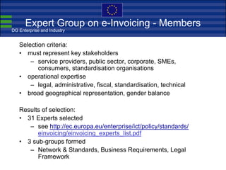 CEN ISSS workshop e-invoicing Ca Brussels 19 June 2008 Without Notes[1][1]