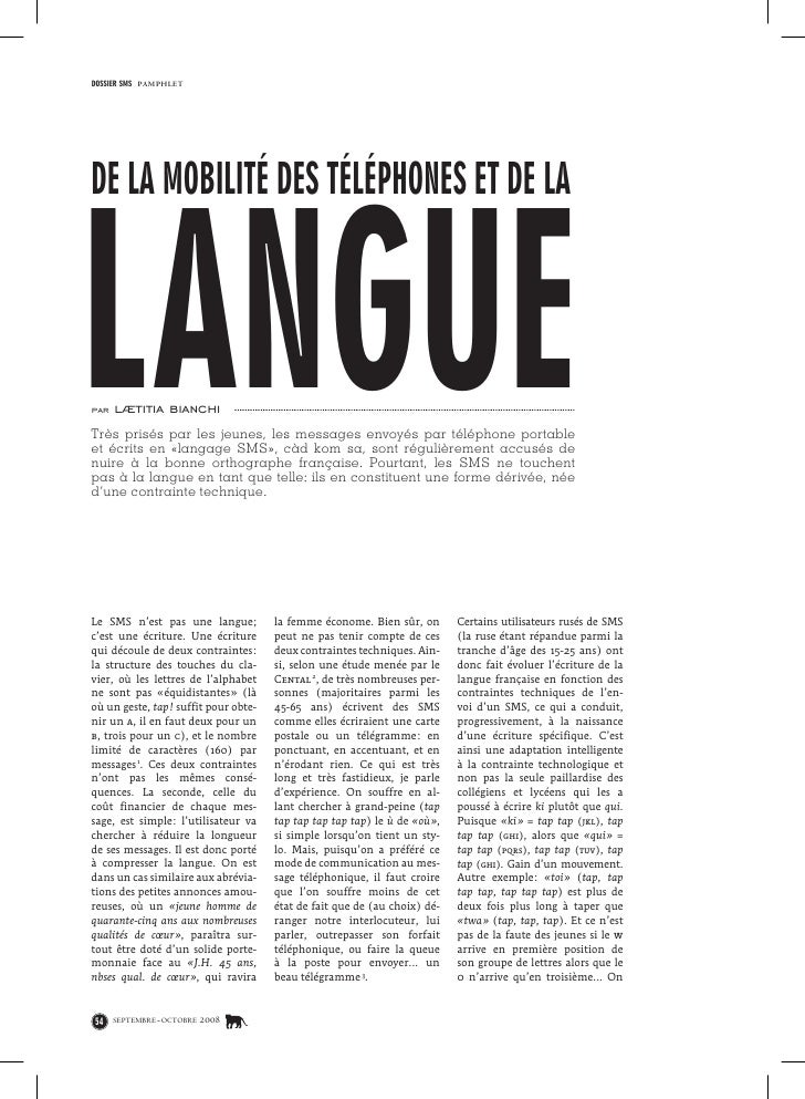 39334324 Ecriture Sms