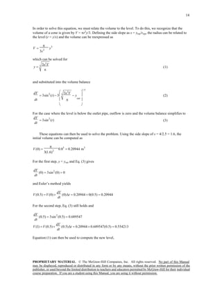 Solution manual for Applied Numerical Methods with MatLab for Engineers ...