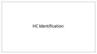 HC Identification
 