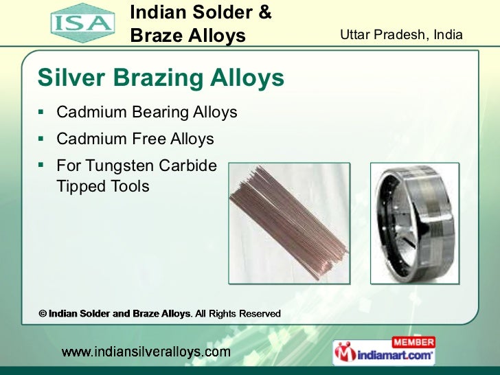 Silver Brazing Alloys by Indian Solder And Braze Alloys Meerut