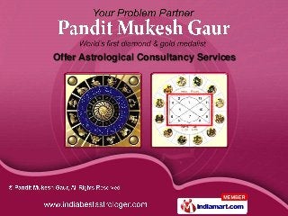 Offer Astrological Consultancy Services
 