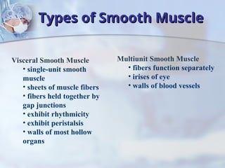 Comprehensive Overview of Muscle Tissues and Muscular System Functions ...