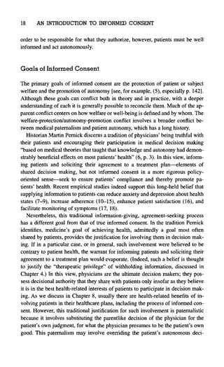 Informed Consent Legal Theory and Clinical Practice Second Edition ...