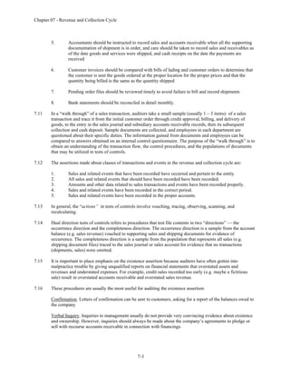 Comprehensive Guide to Auditing Revenue and Collection Cycle Controls | PDF