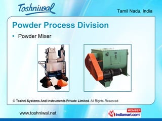 Powder Process Division <ul><li>Powder Mixer </li></ul>