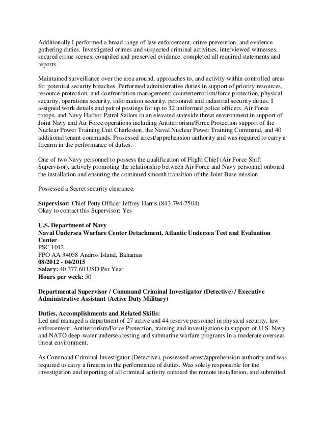 physical security resume