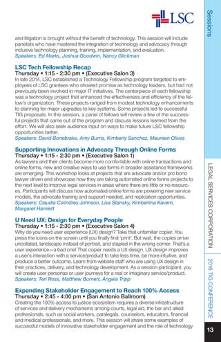 LSC 2016 TIG program | PDF