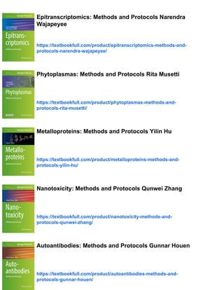 The Ubiquitin Proteasome System Methods and Protocols Thibault Mayor | PDF