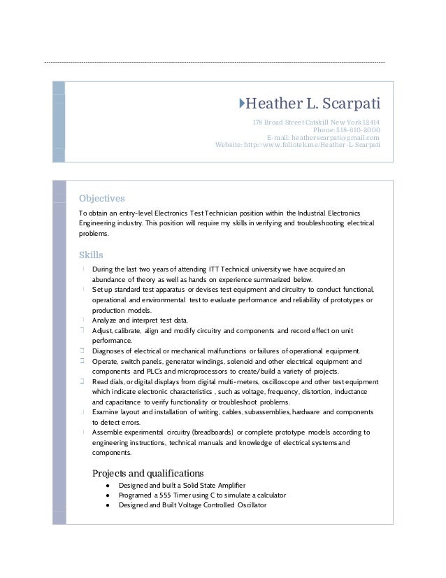 Resume for recent college graduate