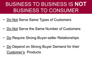 introduction Business to business marketing | PPT