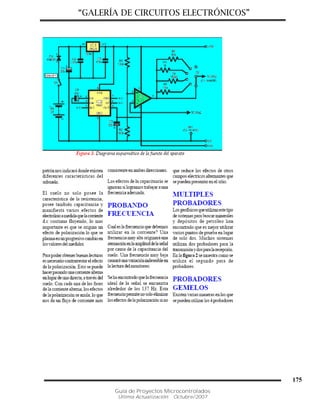 “GALERÍA DE CIRCUITOS ELECTRÓNICOS”
Guía de Proyectos Microcontrolados
Última Actualización: Octubre/2007
175
 