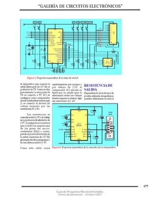 “GALERÍA DE CIRCUITOS ELECTRÓNICOS”
Guía de Proyectos Microcontrolados
Última Actualización: Octubre/2007
177
 