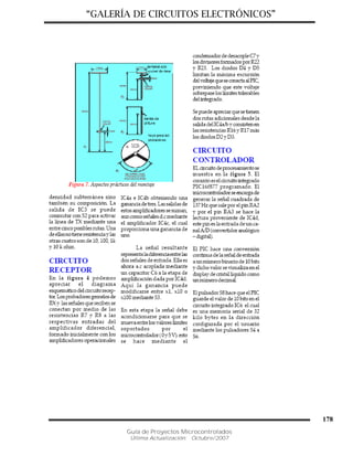“GALERÍA DE CIRCUITOS ELECTRÓNICOS”
Guía de Proyectos Microcontrolados
Última Actualización: Octubre/2007
178
 