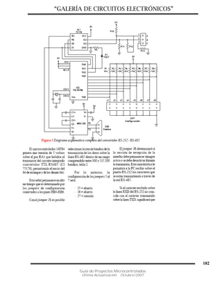 “GALERÍA DE CIRCUITOS ELECTRÓNICOS”
Guía de Proyectos Microcontrolados
Última Actualización: Octubre/2007
182
 