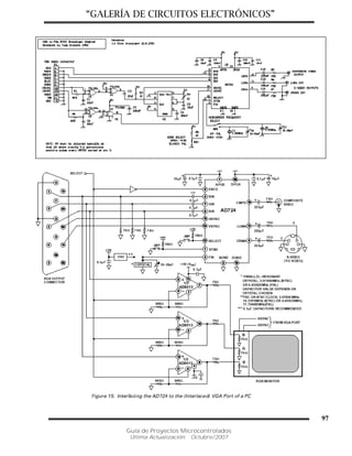 “GALERÍA DE CIRCUITOS ELECTRÓNICOS”
Guía de Proyectos Microcontrolados
Última Actualización: Octubre/2007
97
 