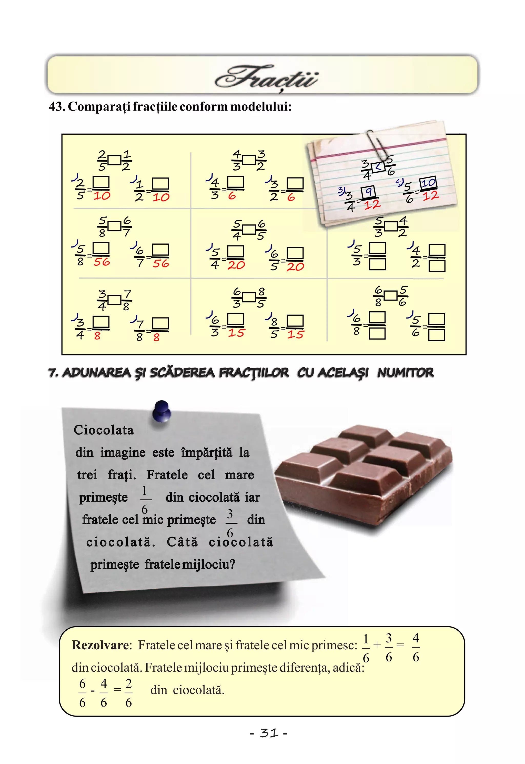 39673221 fractii-caiet-de-lucru-pentru-clasa-a-v-a | PDF