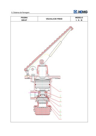 9. Sistema de frenagem
PÁGINA
G09-07
VÁLVULA DE FREIO
MODELO
I、II、III
 