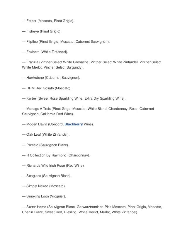 california wineries list