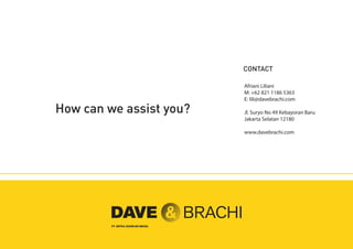 COMPANY PROFILE DAVE & BRACHI 2016