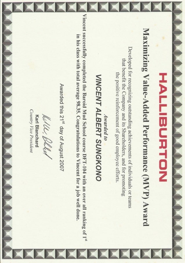 mvp award of mud school 2007 2