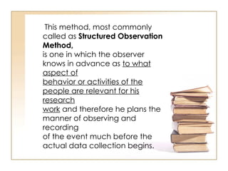 Comprehensive Guide to Observation Schedules in Research and Education ...