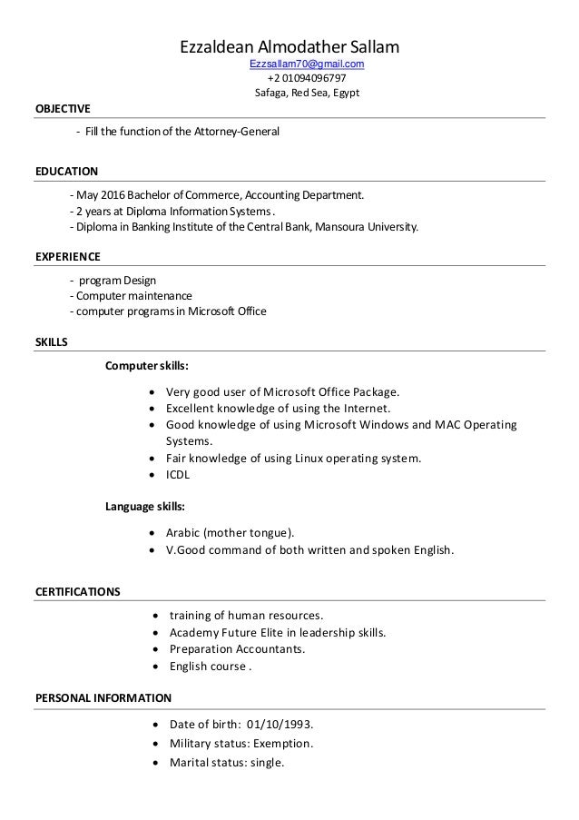 cv ezz sallam