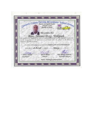D. Certificate
