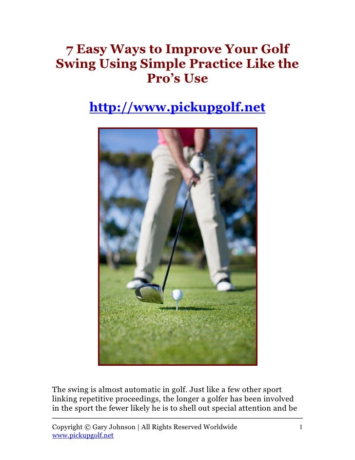 tips on how to improve your golf swing