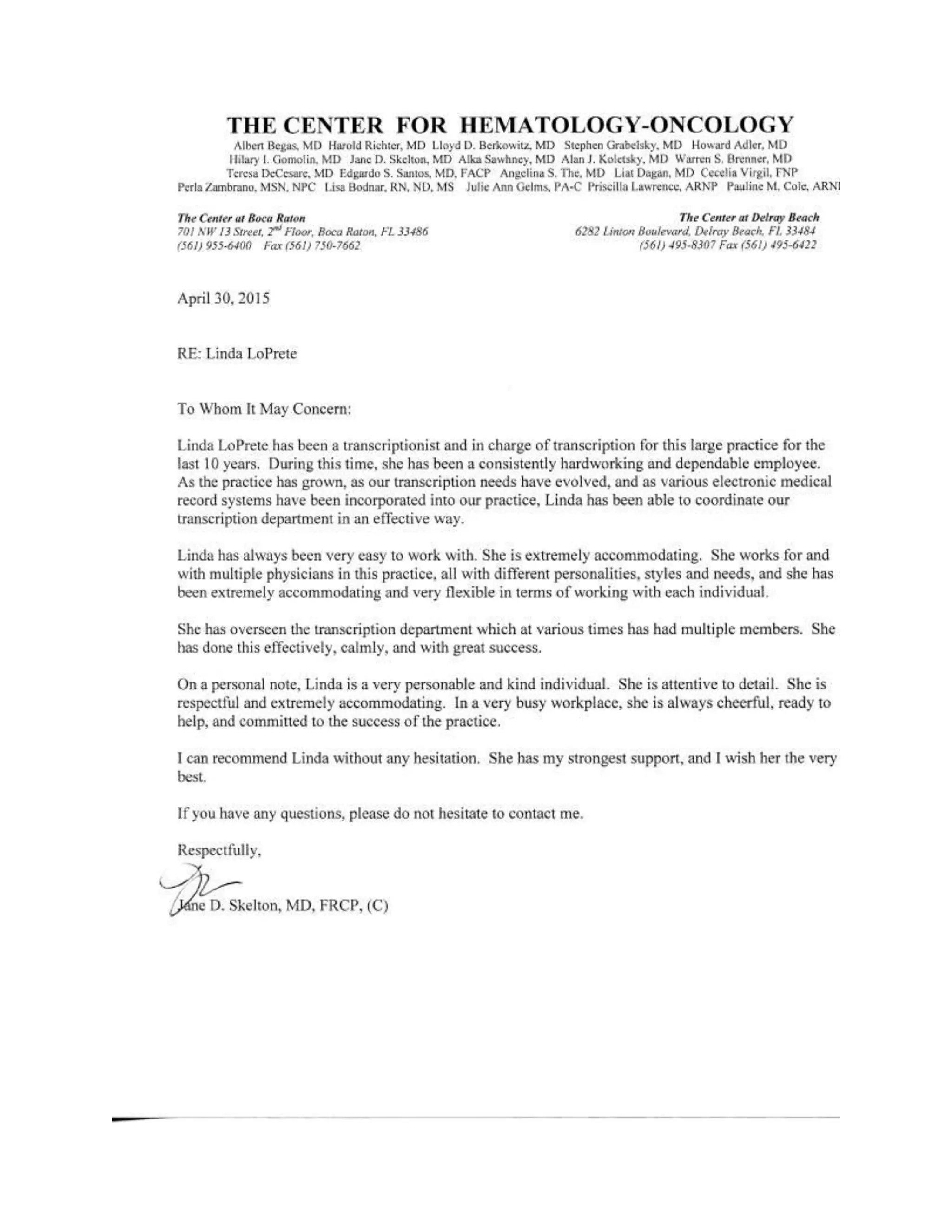Dr. Skelton Letter PDF