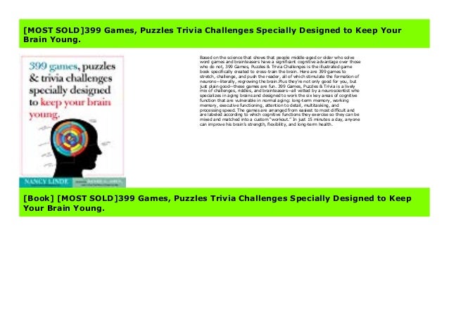  MOST SOLD 399 Games Puzzles Trivia Challenges Specially Designed T 