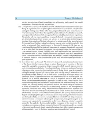 Research methodology methods and techniques 2nd Edition Kothari | PDF