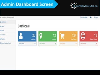 Admin Dashboard Screen
 