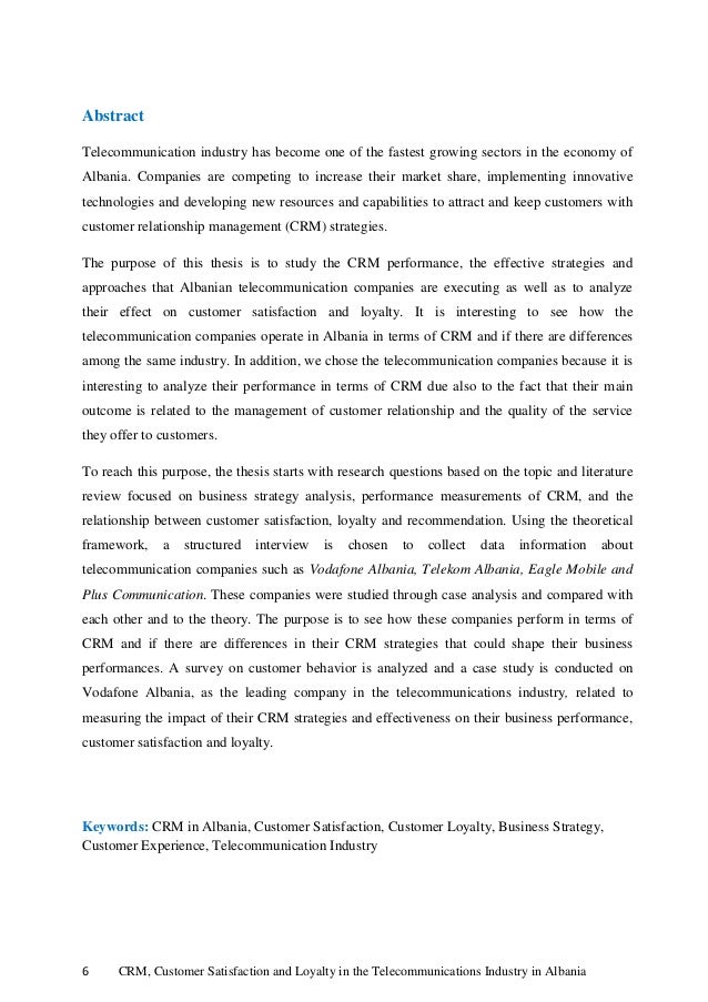 What is Customer Satisfaction? | ASQ thesis on customer satisfaction and loyalty