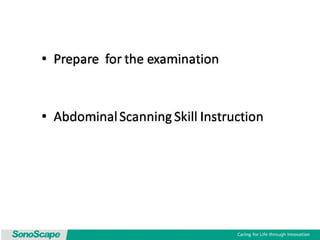 Basic training of ultrasound
