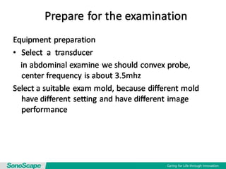 Basic training of ultrasound
