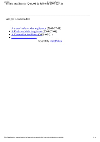 20/1/2014

39 Artigos de Religião

Última atualização (Qua, 01 de Julho de 2009 22:42)

Artigos Relacionados:
A maneira de ser dos anglicanos (2009-07-01)
A Espiritualidade Anglicana (2009-07-01)
A Comunhão Anglicana (2009-07-01)
Powered By relatedArticle

http://www.dar.org.br/anglicanismo/56-39-artigos-de-religiao.html?tmpl=component&print=1&page=

10/10

 