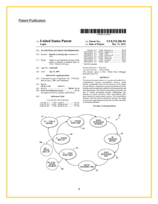 7
Patent Publication
 
