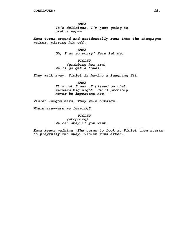 Script Sample Short