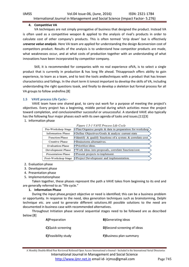 Application of VAVE in Cost reduction at Automobile Industry PDF