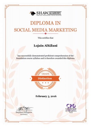 Diploma Social Media Marketing